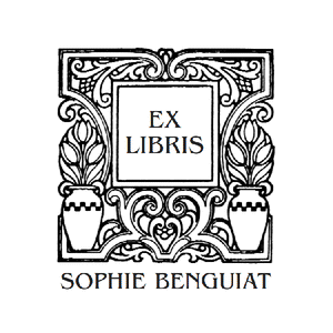 Ex Libris Stempel "Ornament mit Tulpen"